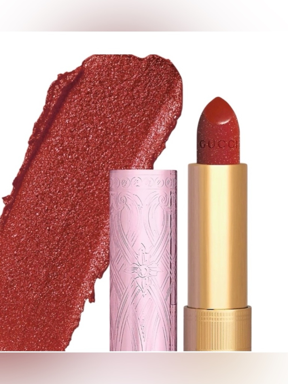 Gucci Rouge À Lèvres Lunaison Limited Edition Glitter Lip Colour - Janet Rust